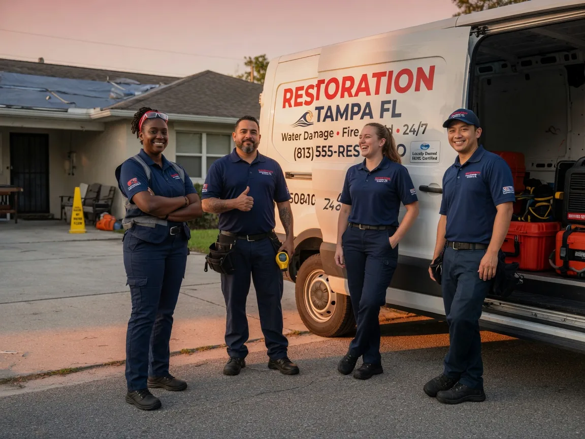 Water Damage Restoration company in Van Alstyne, TX